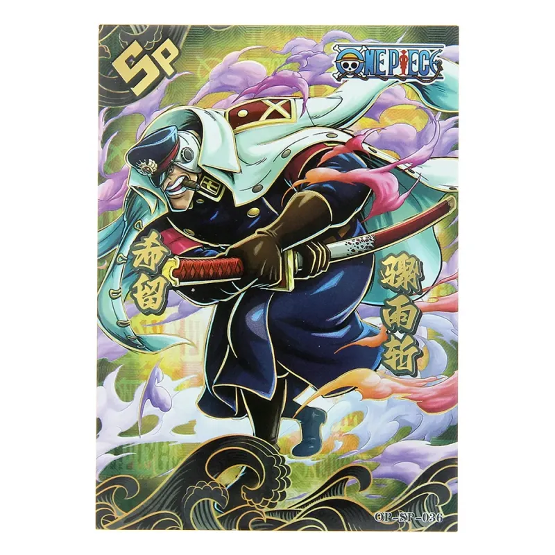 One Piece Shiryu of the Rain SP 036 Thick Hit Foiled Trading Card