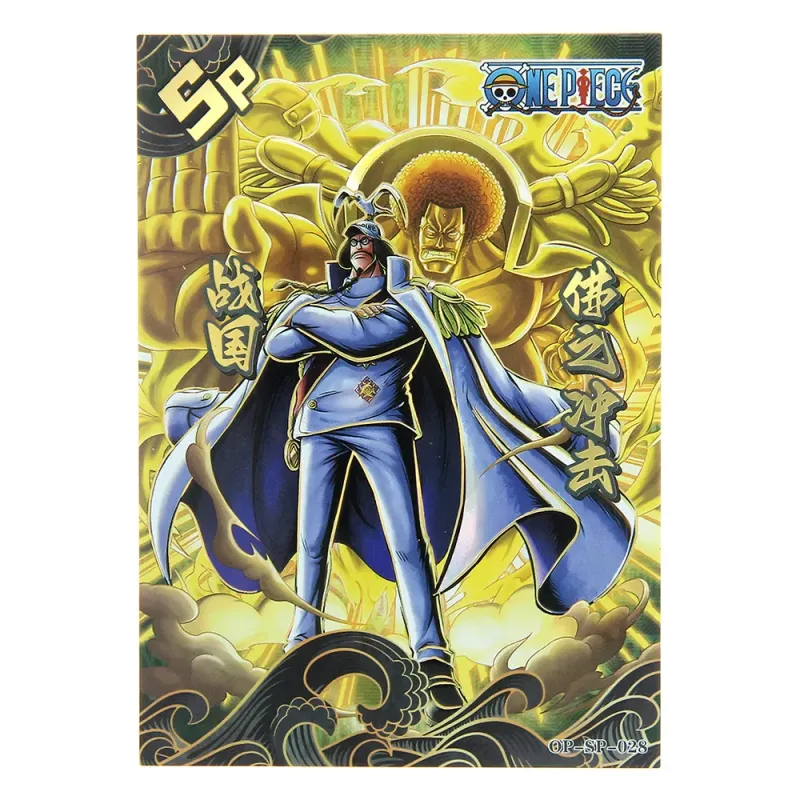 one-piece-SP-trading-card-27 One Piece Sengoku the Buddha SP 028 Thick Hit Foiled Trading