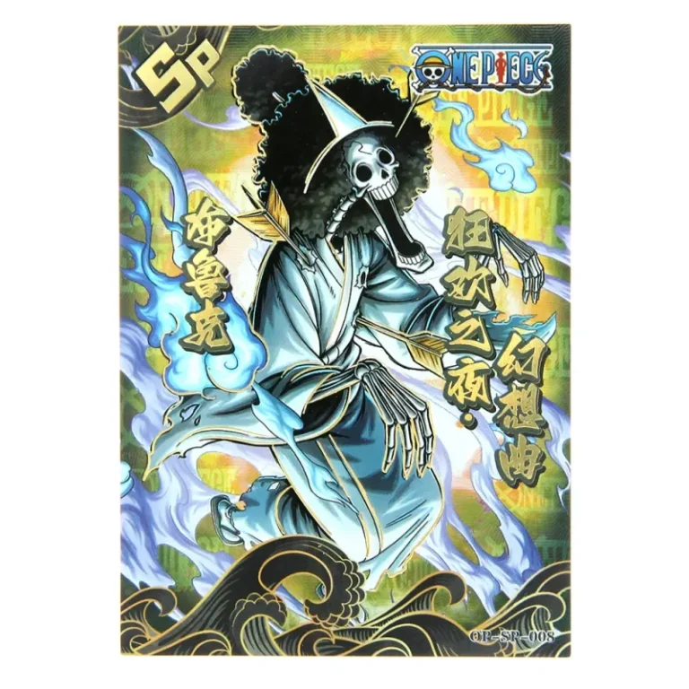 One Piece Brook Land Of Wano SP 008 Thick Hit Foiled Trading Card