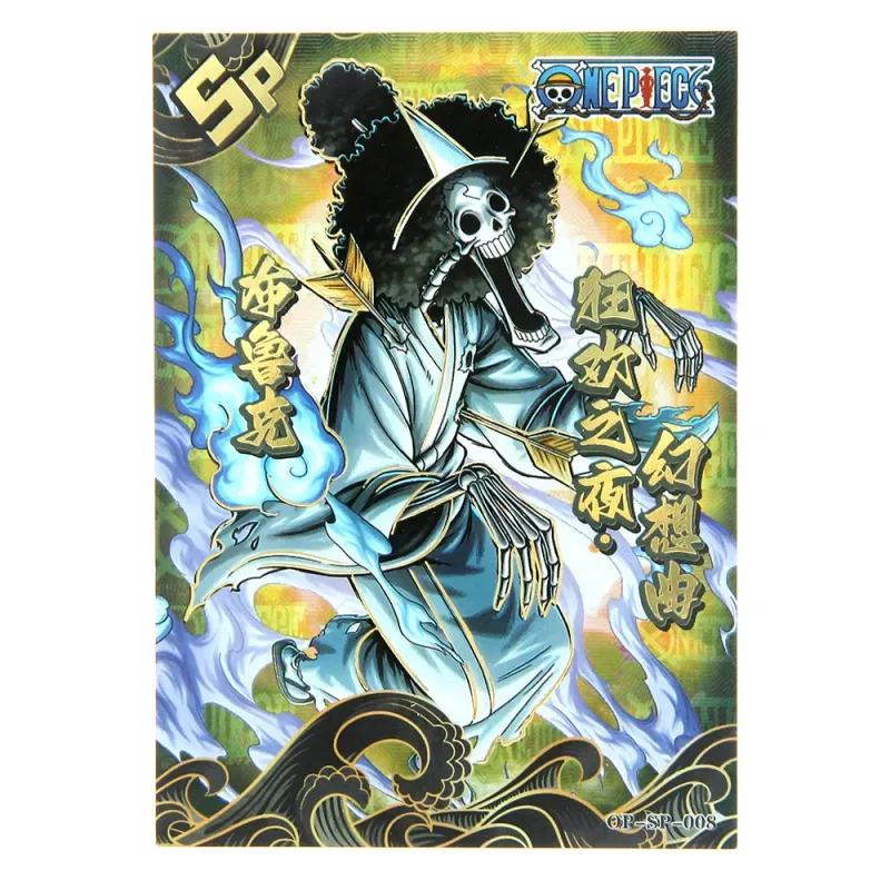 One Piece Brook Land Of Wano SP 008 Thick Hit Foiled Trading Card