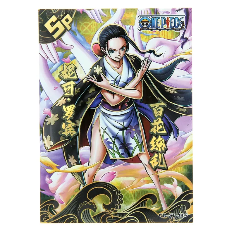 one-piece-SP-trading-card-48 One Piece Nico Robin SP 007 Thick Hit Foiled Trading Card