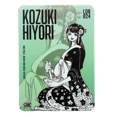 One Piece Kozuki Hiyori LDR 024 Thick Hit Sketch Trading Card