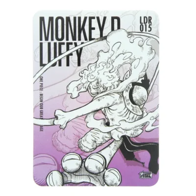 One Piece Gear 5 Monkey D Luffy LDR 015 Thick Hit Sketch Trading Card