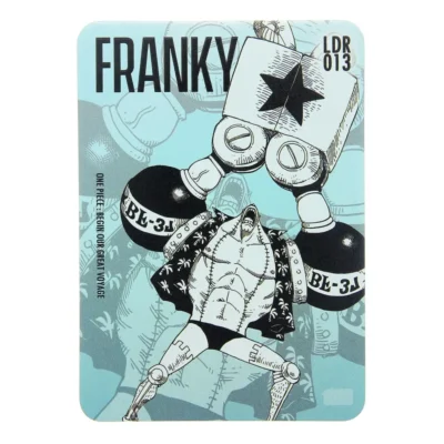 One Piece Franky LDR 013 Thick Hit Sketch Trading Card