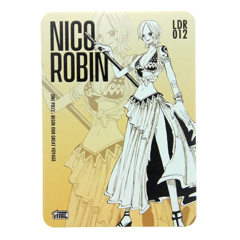 One Piece Nico Robin LDR 012 Thick Hit Sketch Trading Card