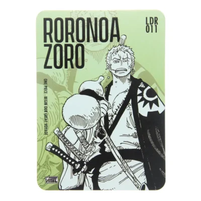 One Piece Roronoa Zoro LDR 011 Thick Hit Sketch Trading Card