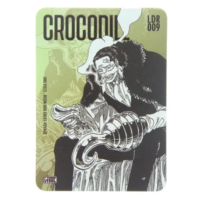 One Piece Crocodile LDR 009 Thick Hit Sketch Trading Card