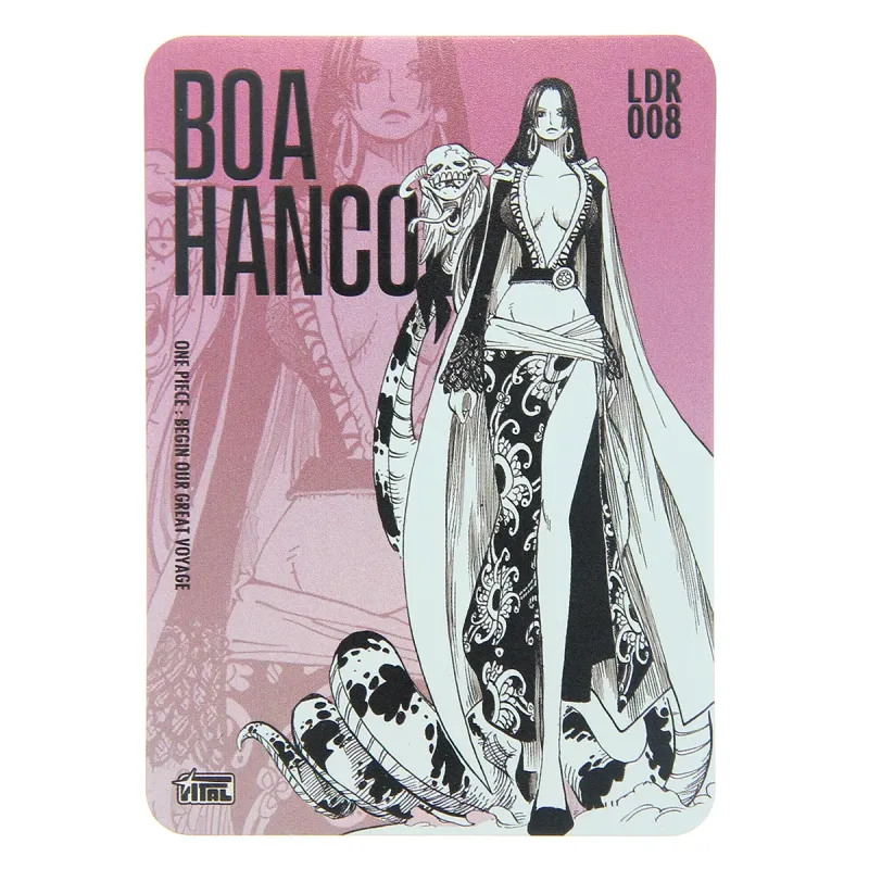 One Piece Boa Hancock LDR 008 Thick Hit Sketch Trading Card