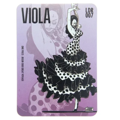 One Piece Viola LDR 007 Thick Hit Sketch Trading Card